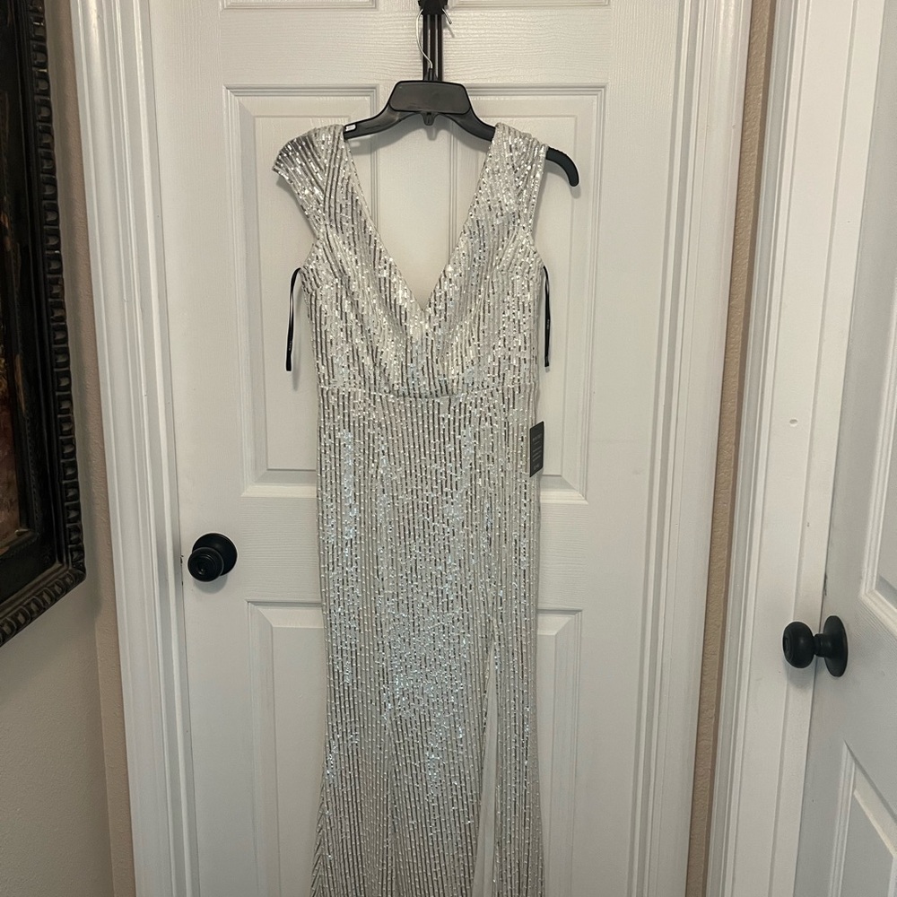 NWT Ell Oli long formal Sequin Dress